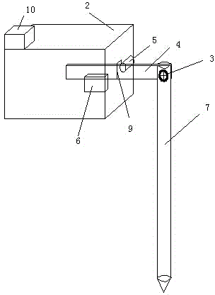 Side slope deformation automatic monitoring and early warning apparatus