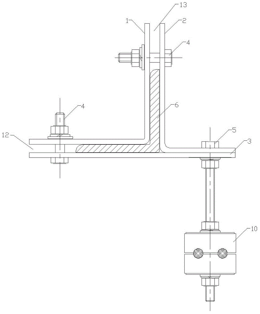 Novel down lead wire clamp