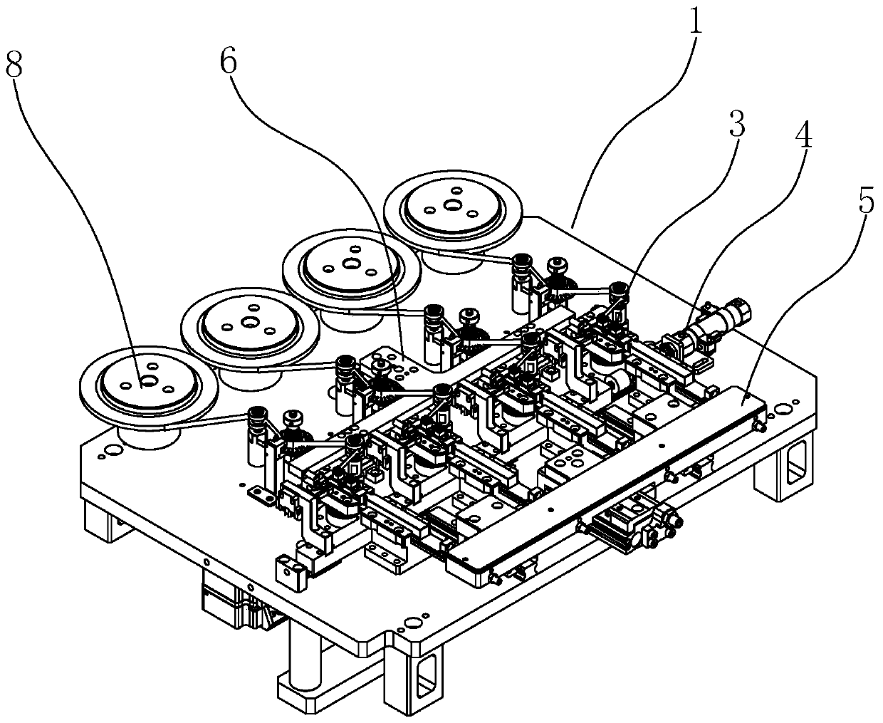 A High-frequency Transformer Automatic Gluing Mechanism