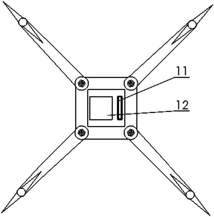 Hooking type carrying UAV (unmanned aerial vehicle)