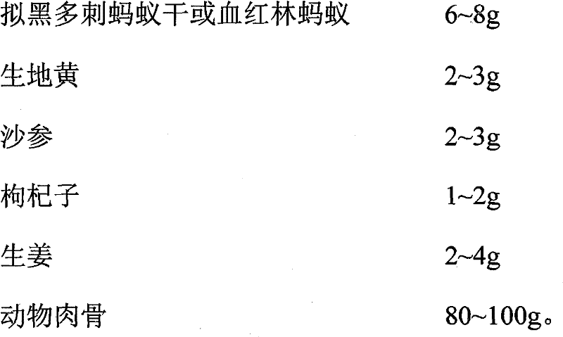 Ant beverage formulation and production method thereof