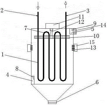 Boiler waste heat collecting and waste gas purifying system