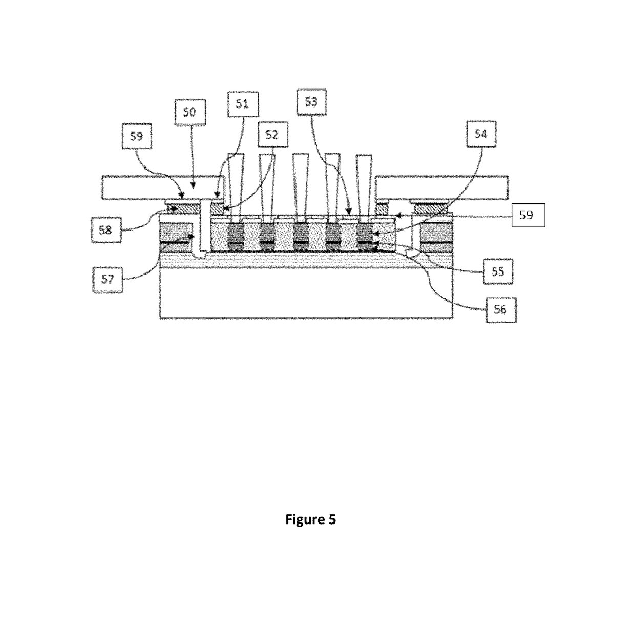 Rigid high power and high speed lasing grid structures