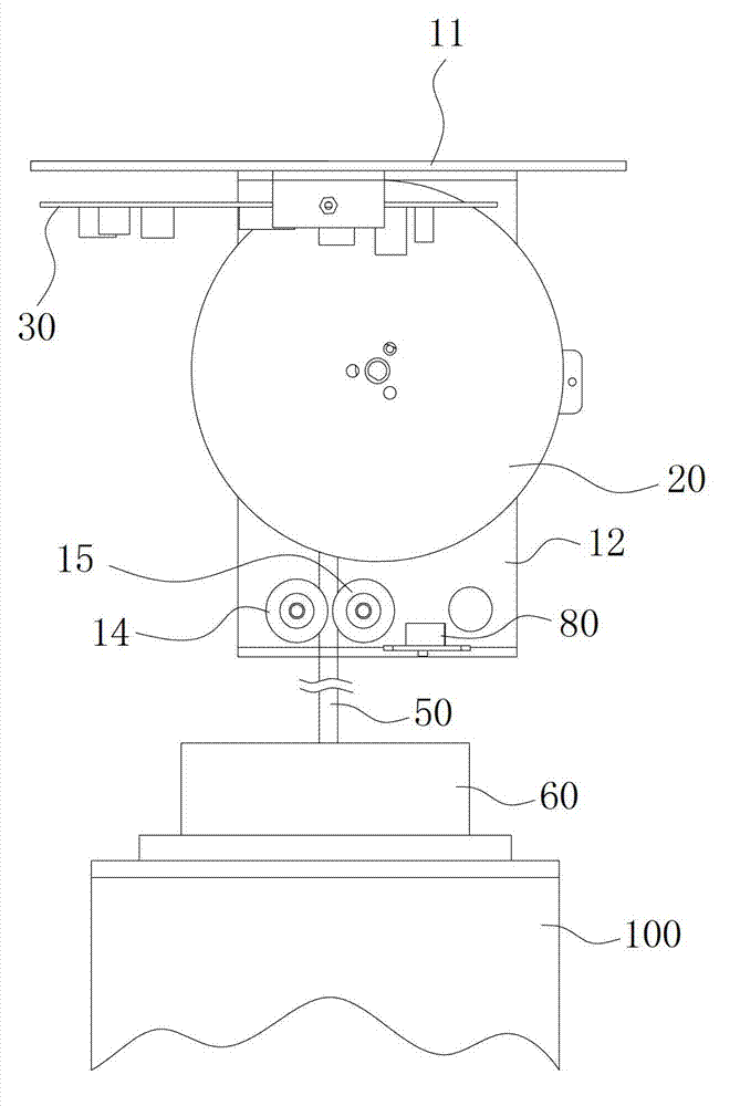 Luminaire lifting device and liftable luminaire