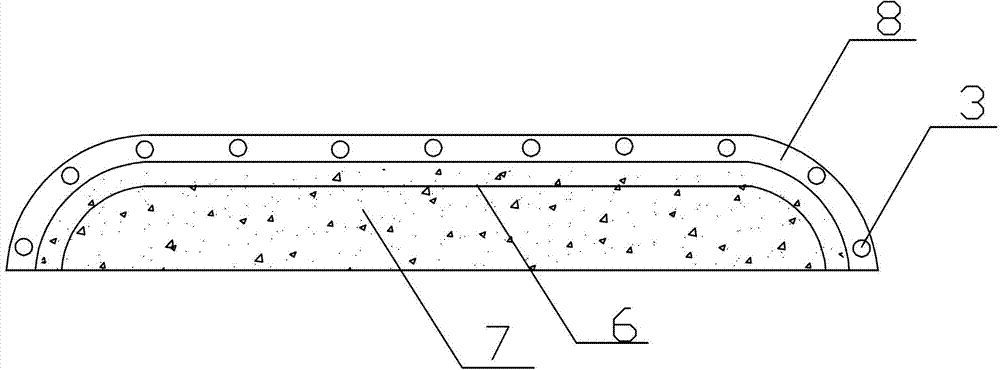 Method for enhancing durability of pier column under freeze thawing or chlorine salt erosion environment