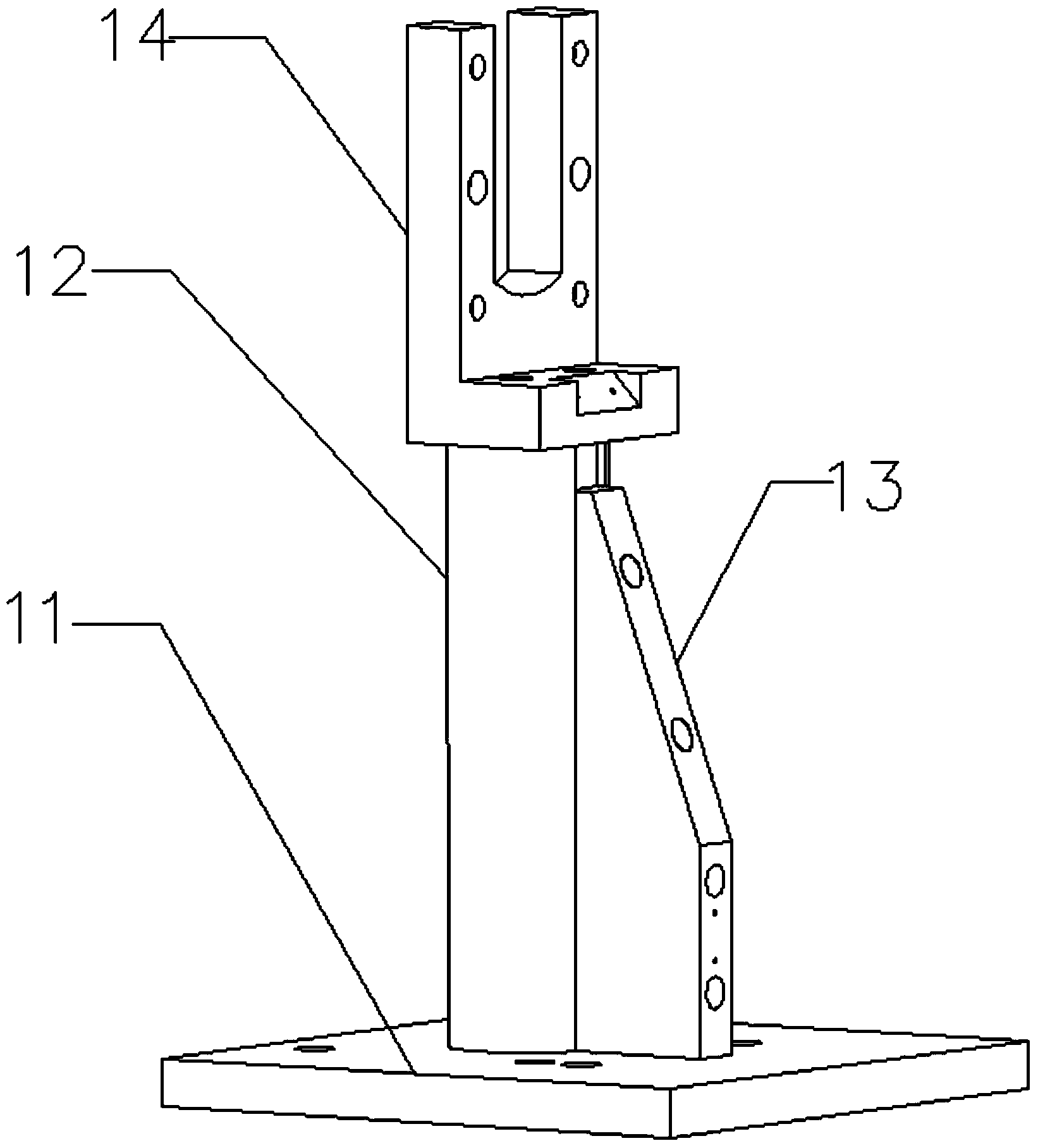 Water-cooling supporting base