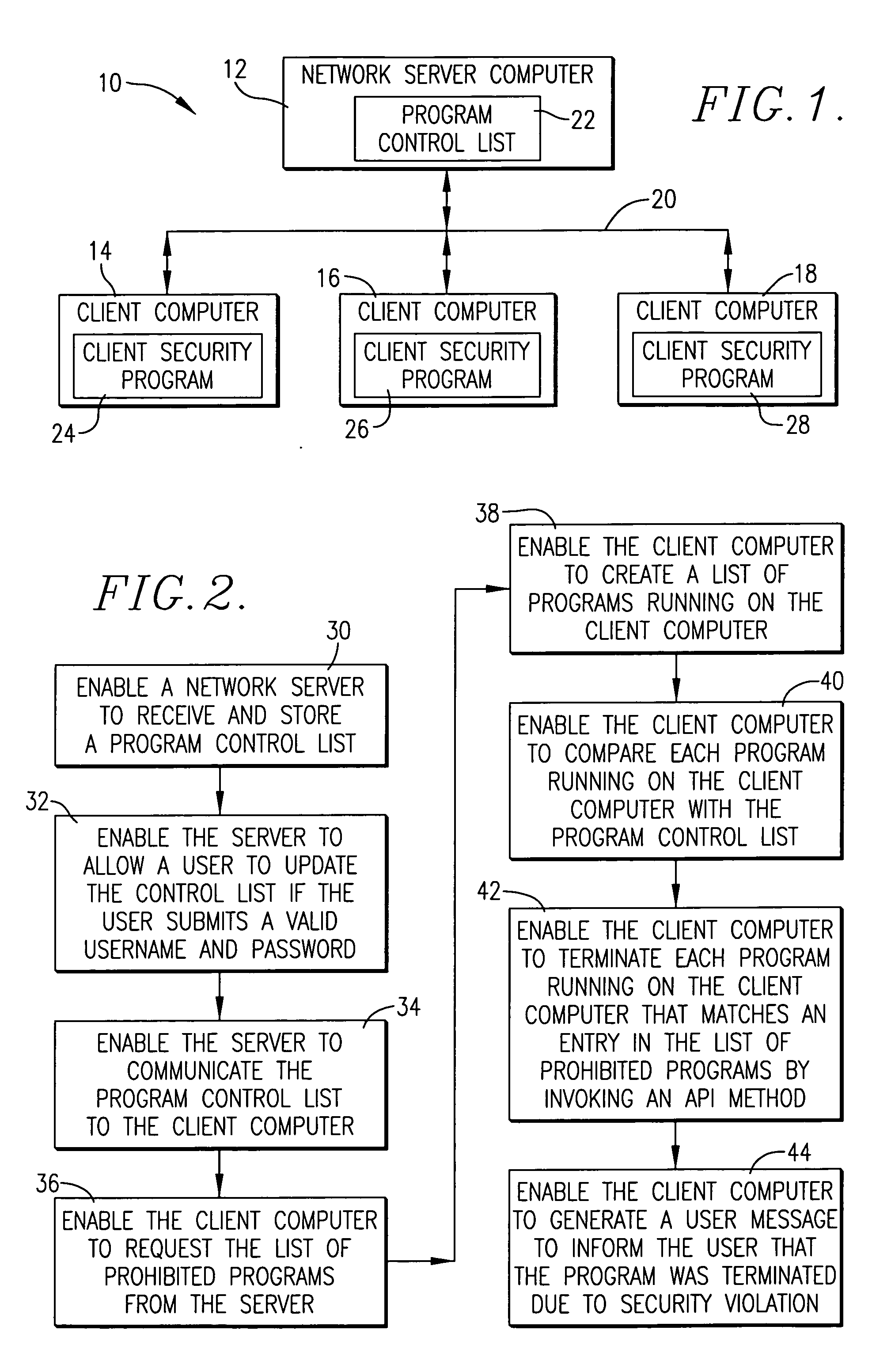 System and method for managing the execution of unauthorized programs on a university computer network