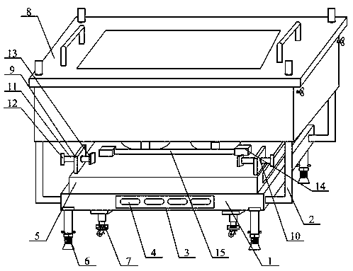 Adjustable and multifunctional cooling base for communication equipment