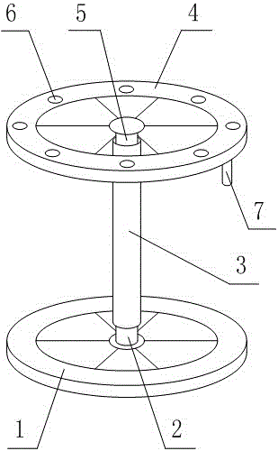 Disk-shape testing support for zinc oxide arresters