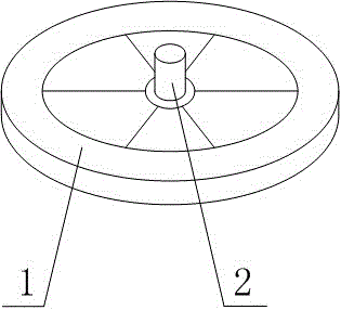 Disk-shape testing support for zinc oxide arresters