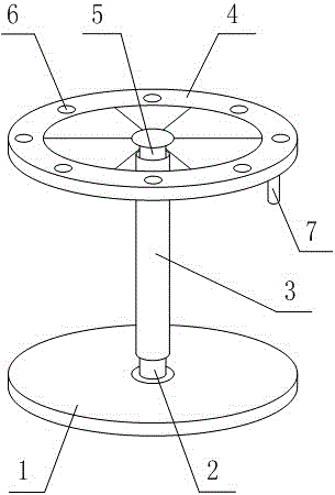 Disk-shape testing support for zinc oxide arresters