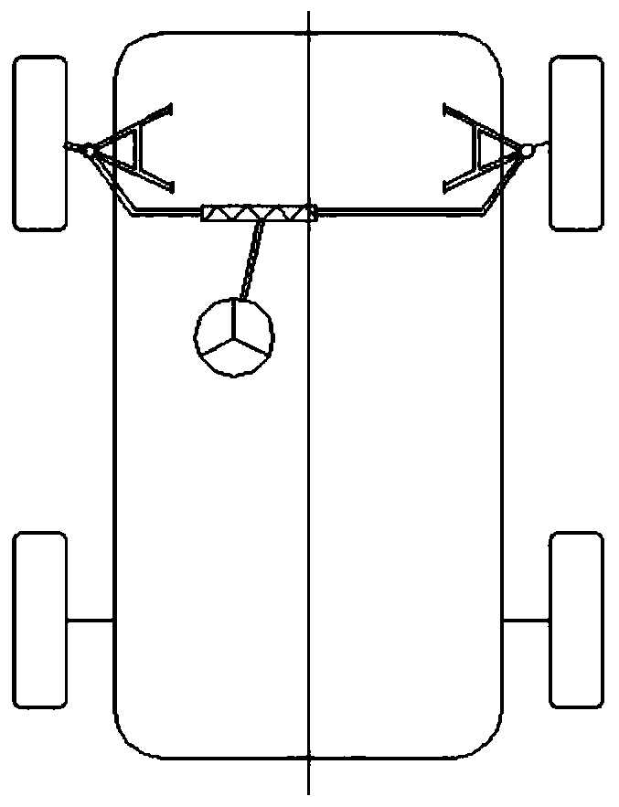 Steering knuckle assembly and front-wheel steering system