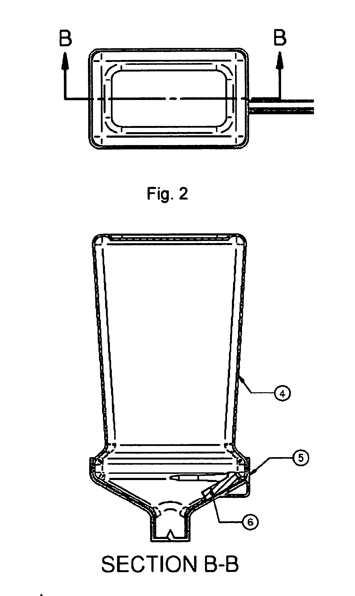 Disposable liquid level sensor having a virtual ring