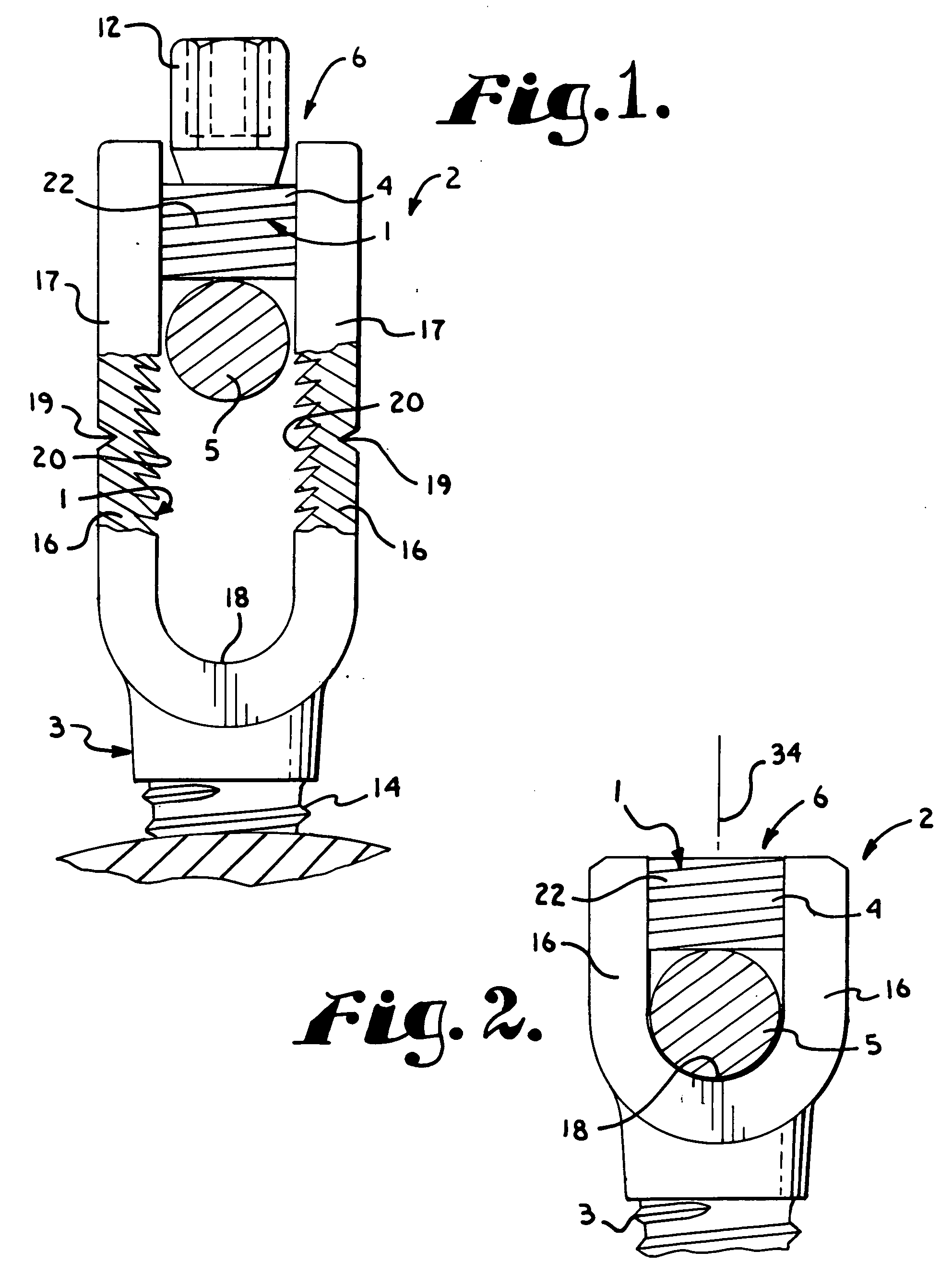 Reverse angled threadform with anti-splay clearance