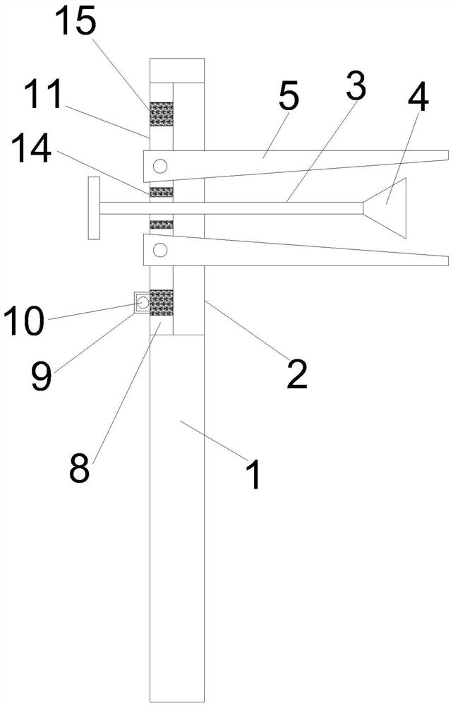 Street lamp pole welding tool