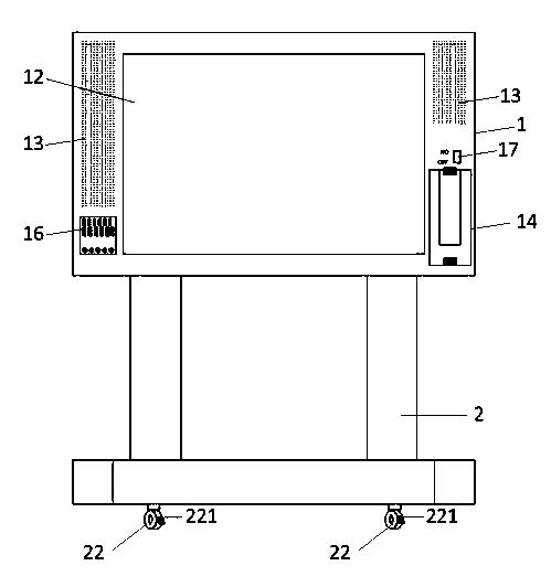 Mobile multimedia integrated machine