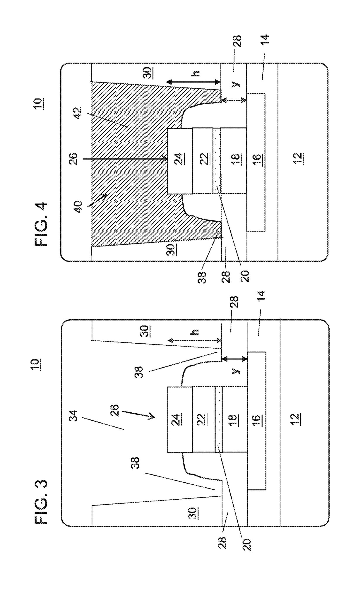 Enhanced coercivity in mtj devices by contact depth control