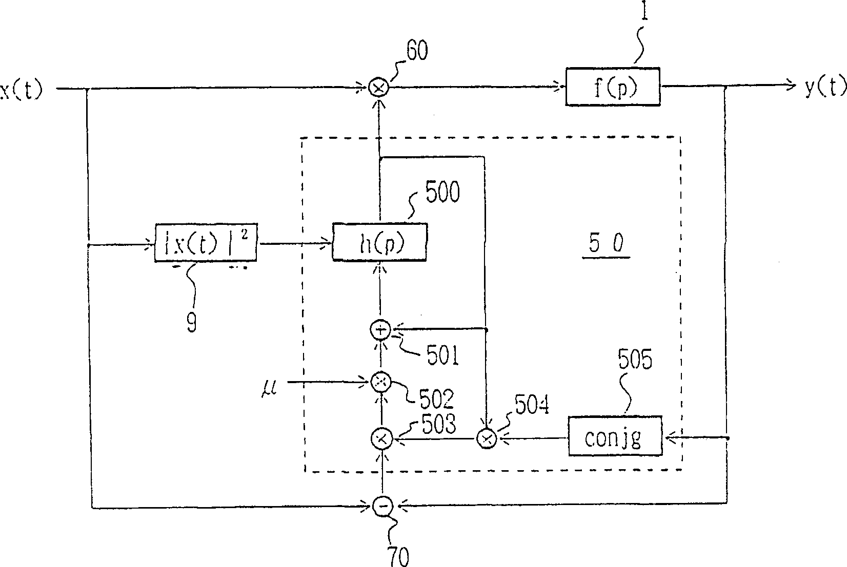 Amplifier with distortion compensator and radio communication base station