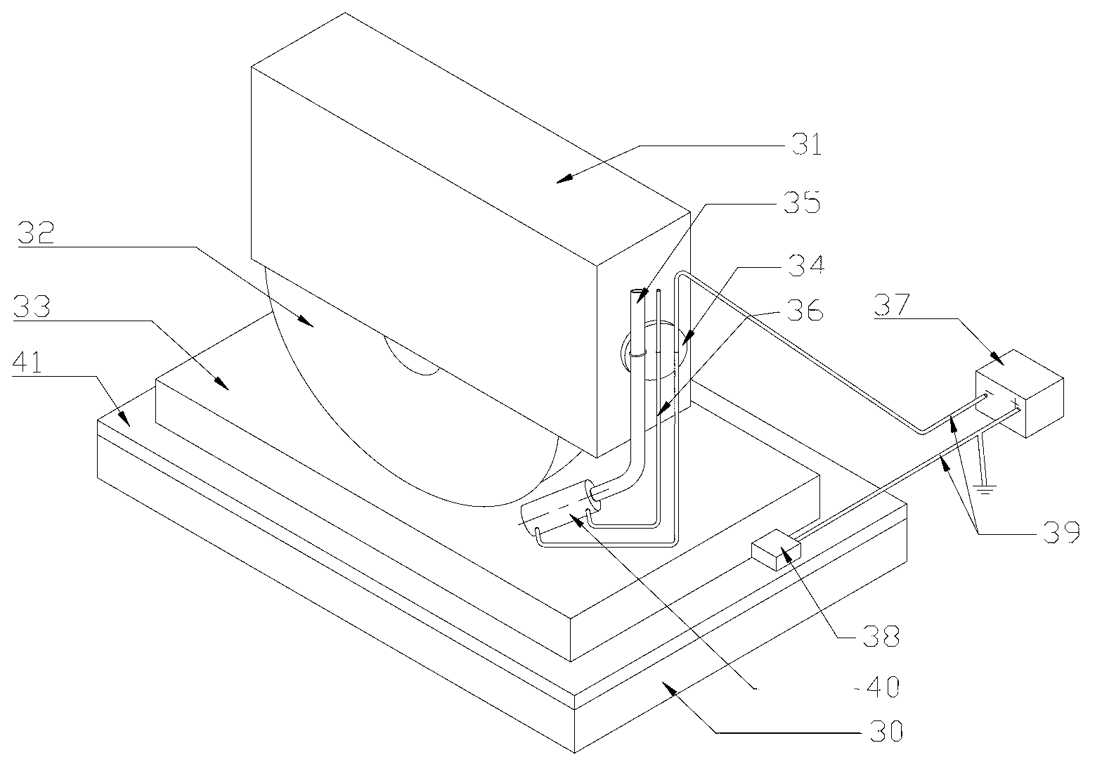 Nano fluid electrostatic atomizing controllable jet stream minimal lubricating and grinding system