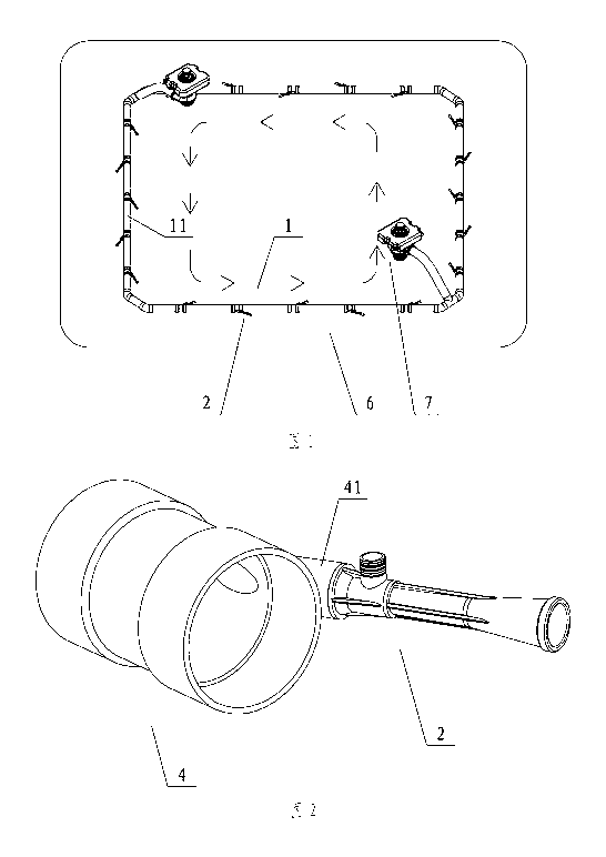 Jet device and method and facility for enabling water body to flow and enrich oxygen through multiple jet devices