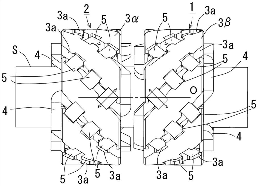 Magnetostrictive torque detection sensor