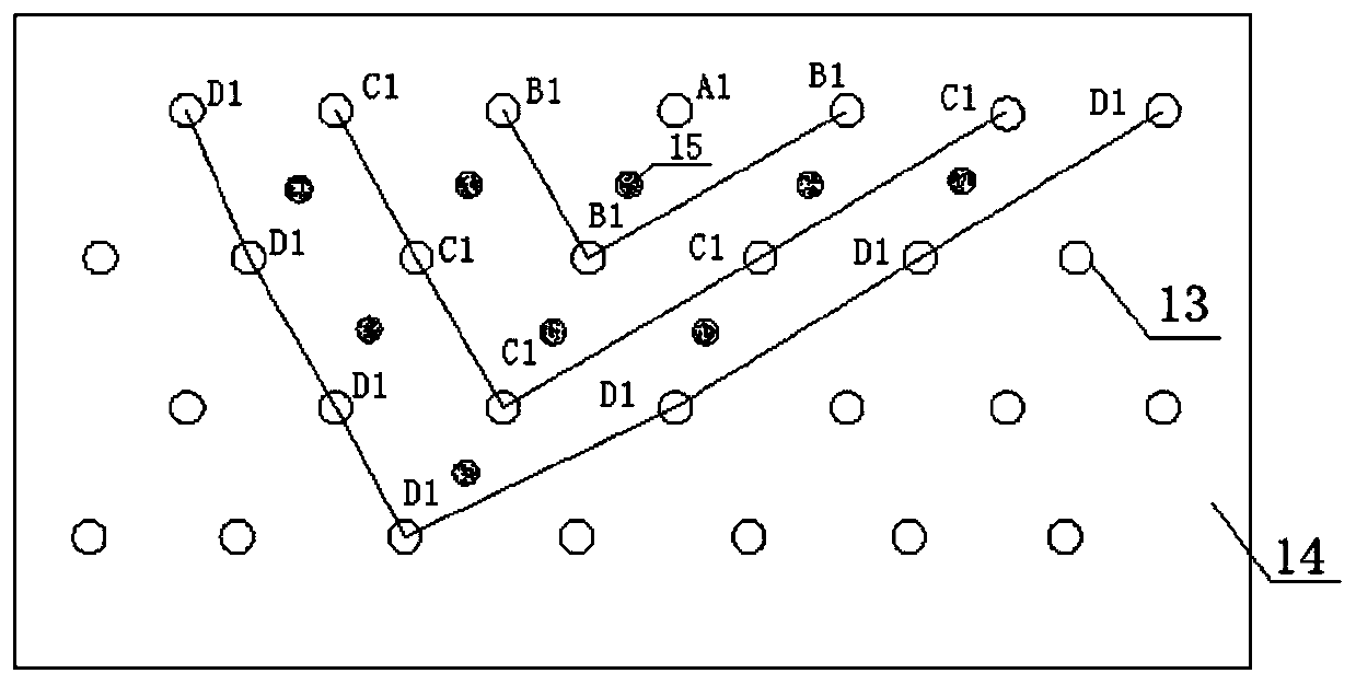 Low-angle dip stratified rock mass misfire-detonation-preventing blasting method