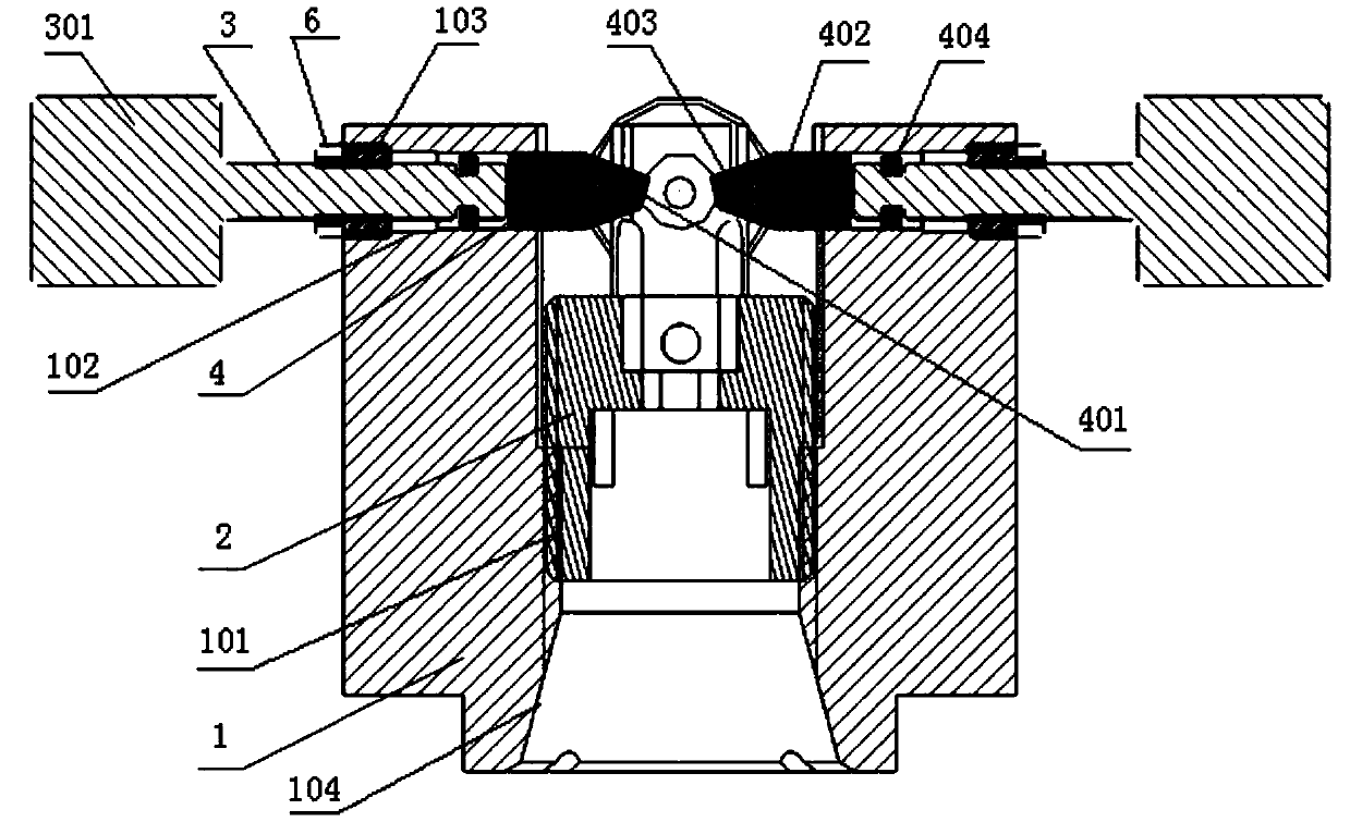 Optical module component coupling device