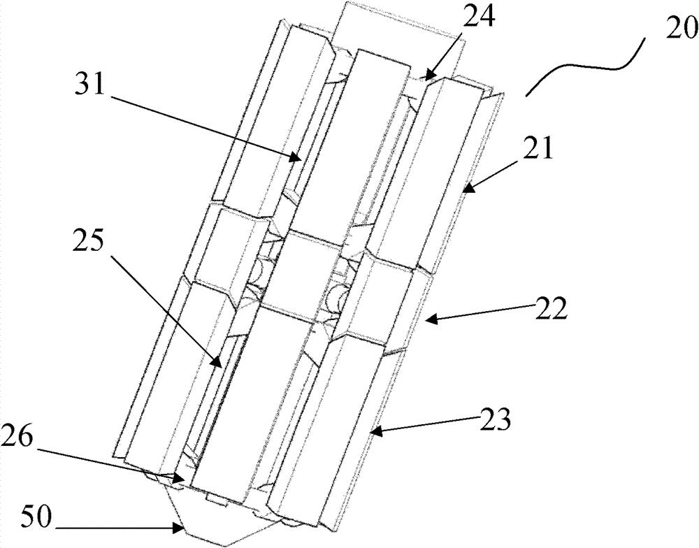 Pile shoe structure for retractable drilling platforms