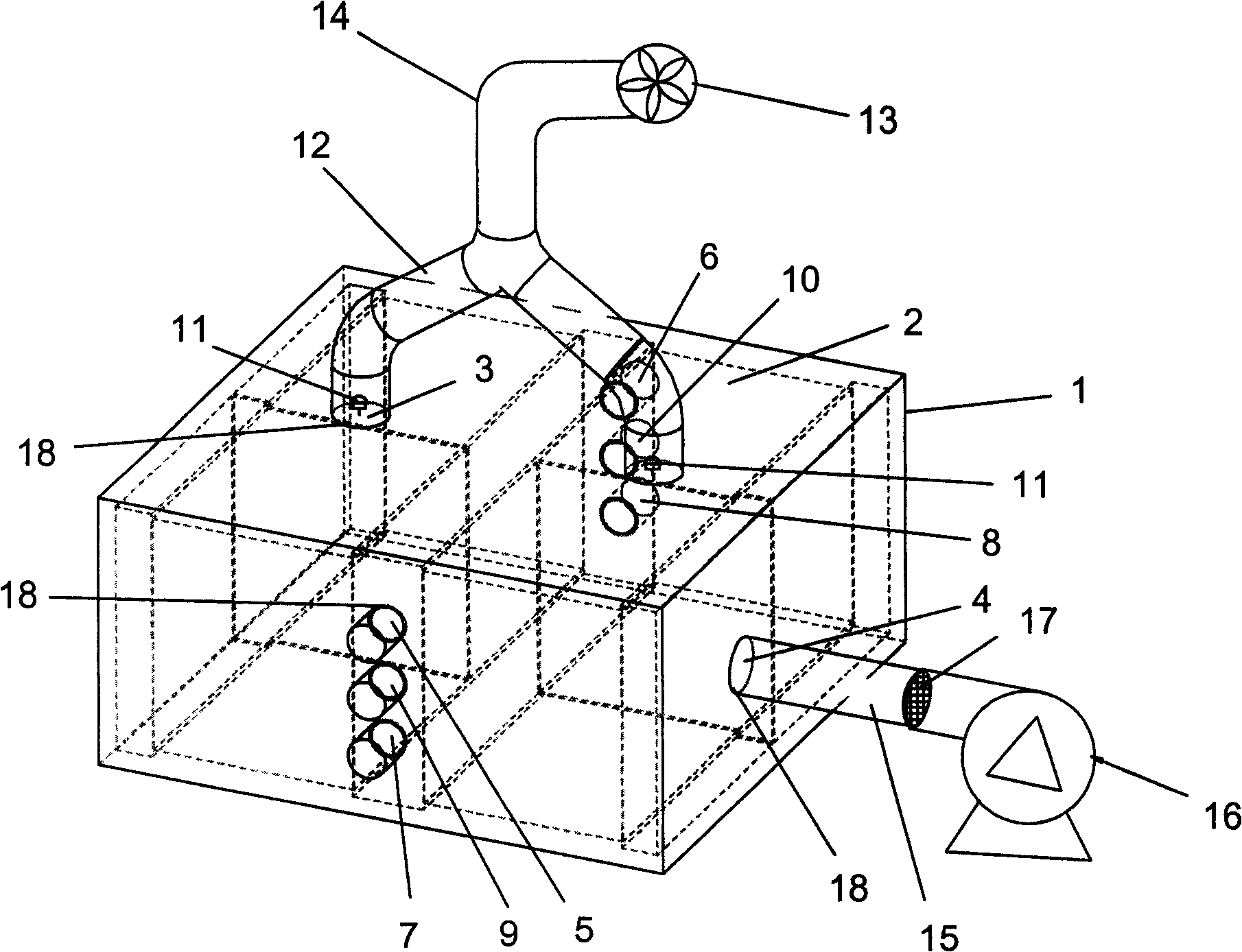 Fuel cell stack packaging device