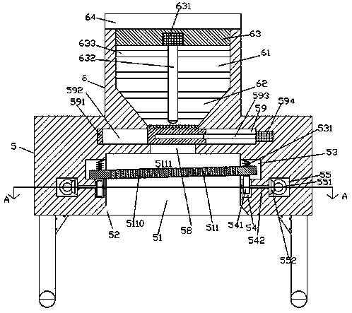 A kind of alum feeding device for sewage treatment