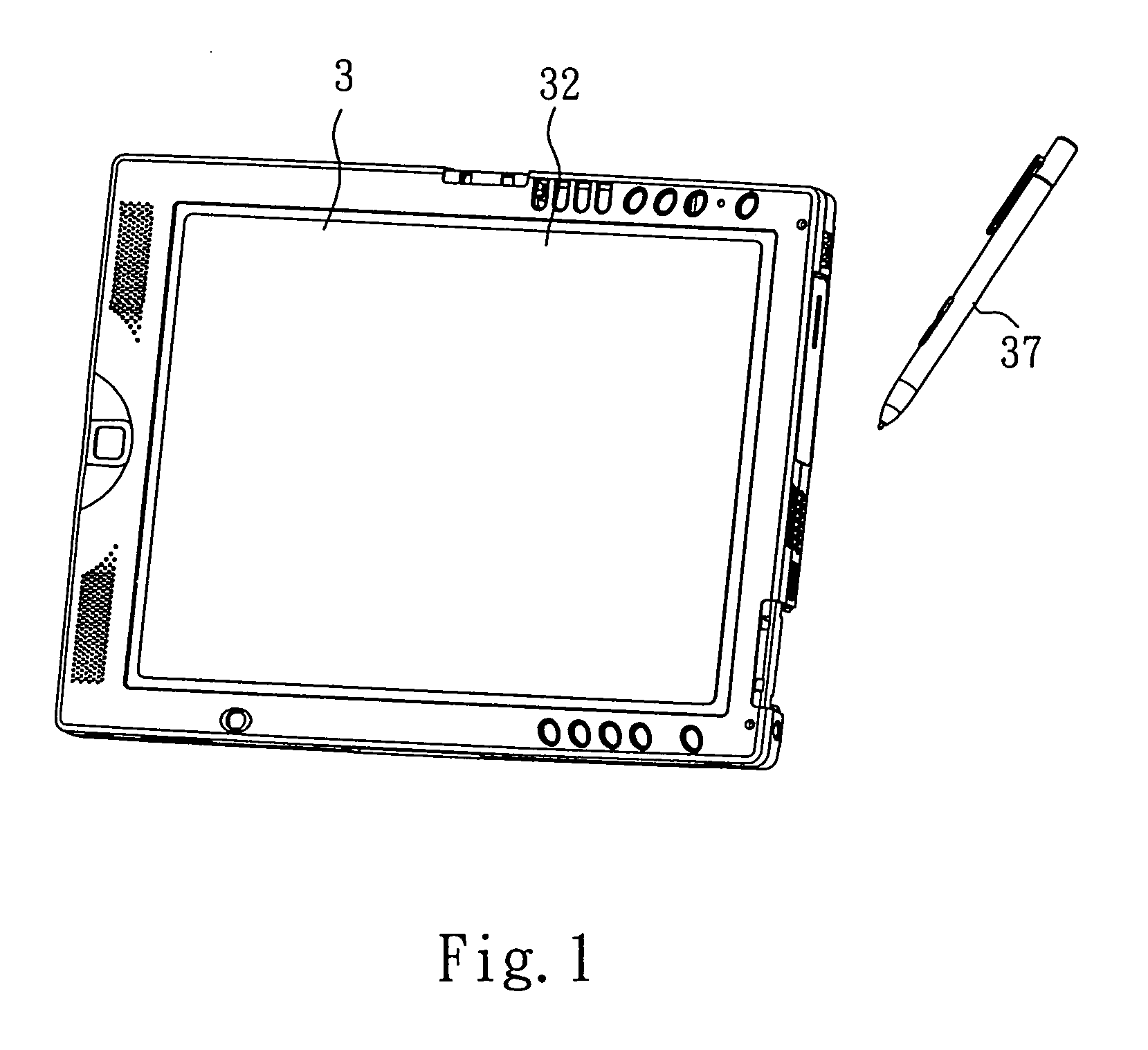 Portable computer and portable docking station arrangement