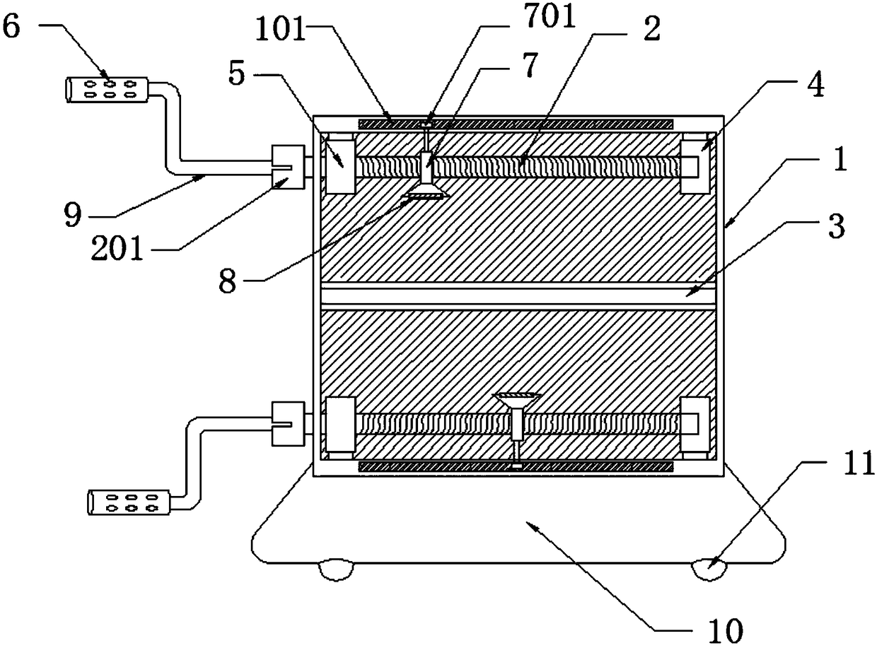 Manual LED exposure device