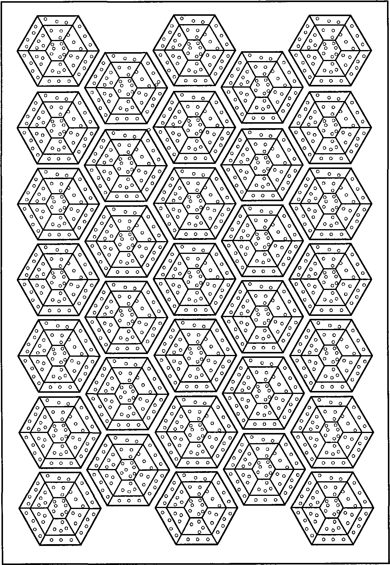 Stoup body seedling cultivation disk with micropore and hexagonal pyramid bottom