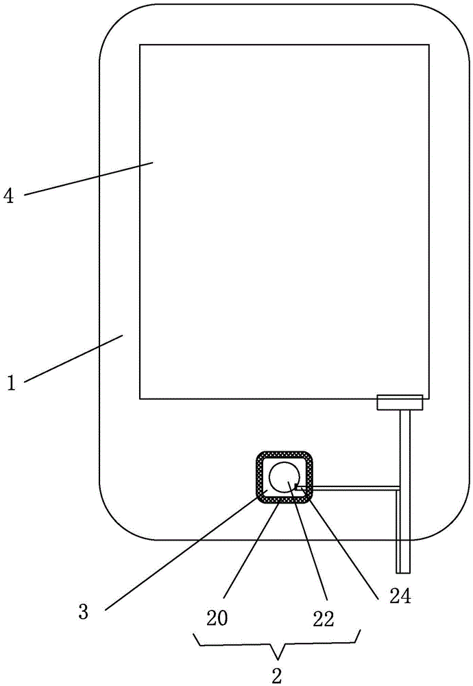 Fingerprint-recognition touch screen