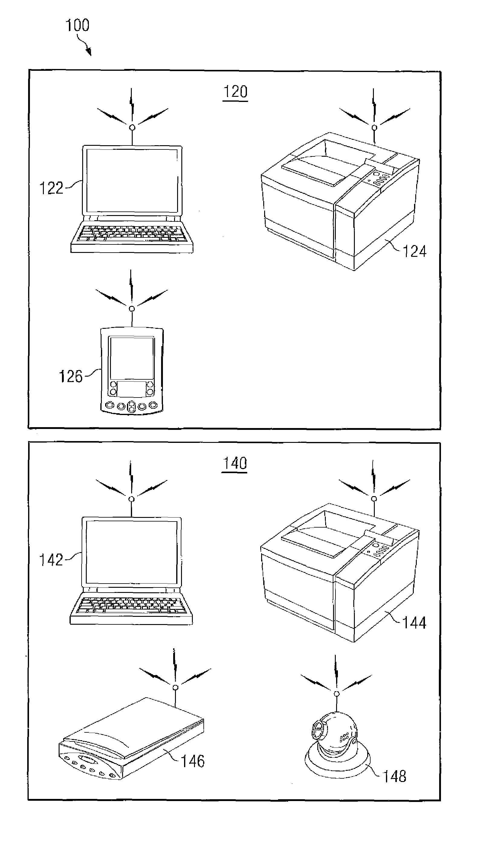 Methods and apparatuses for reducing interference using frequency division multiple access