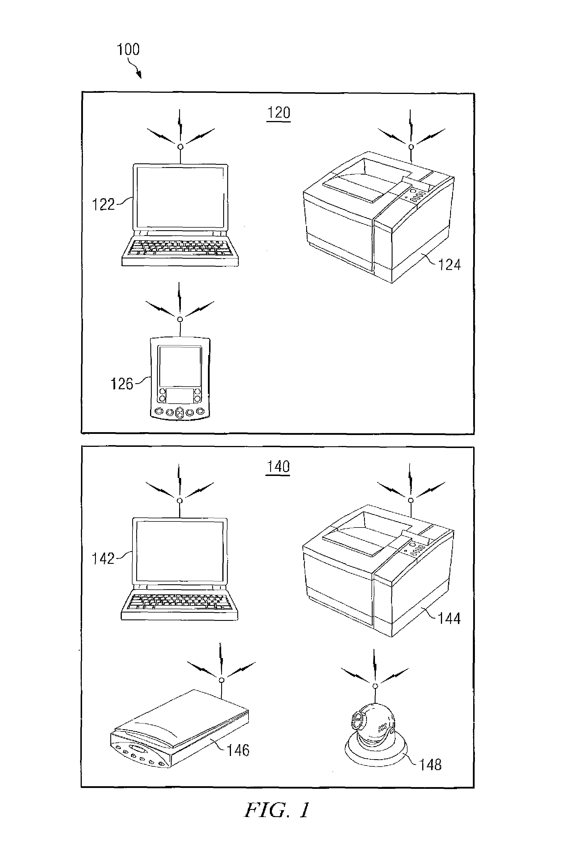 Methods and apparatuses for reducing interference using frequency division multiple access