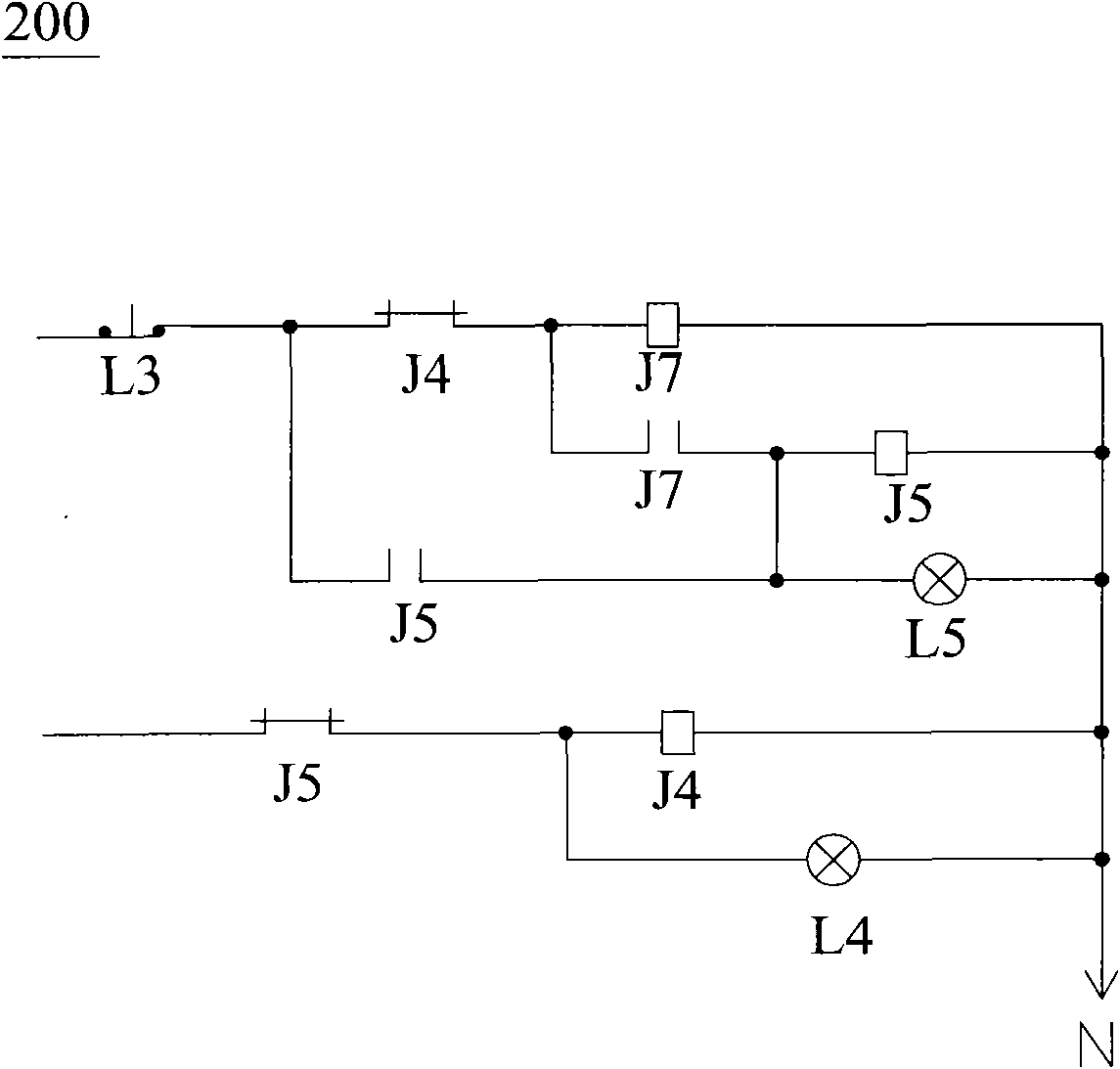 Time delay switching circuit