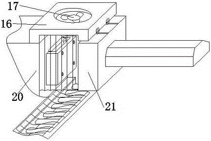 Exhaust gas purification system used on injection molding machine