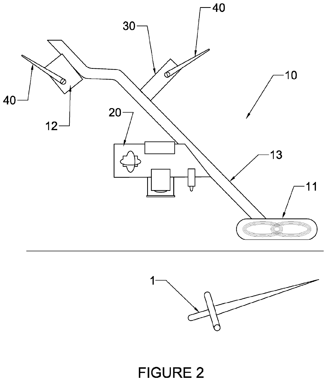 Metal detector capable of visualizing the target shape