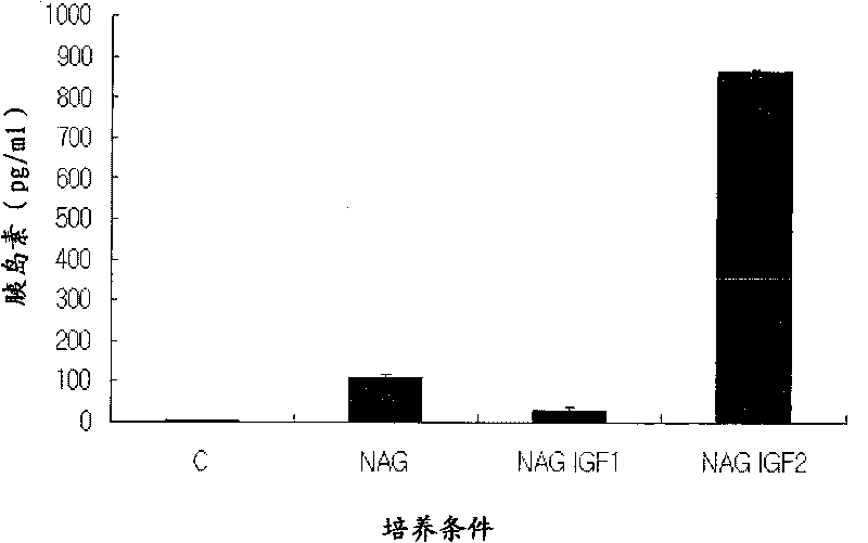 Method for the differentiation of human adult stem cells into insulin-secreting cells