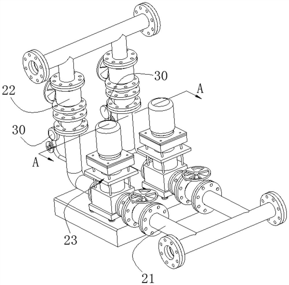 Automatic control system and method for water supply pump room based on big data analysis