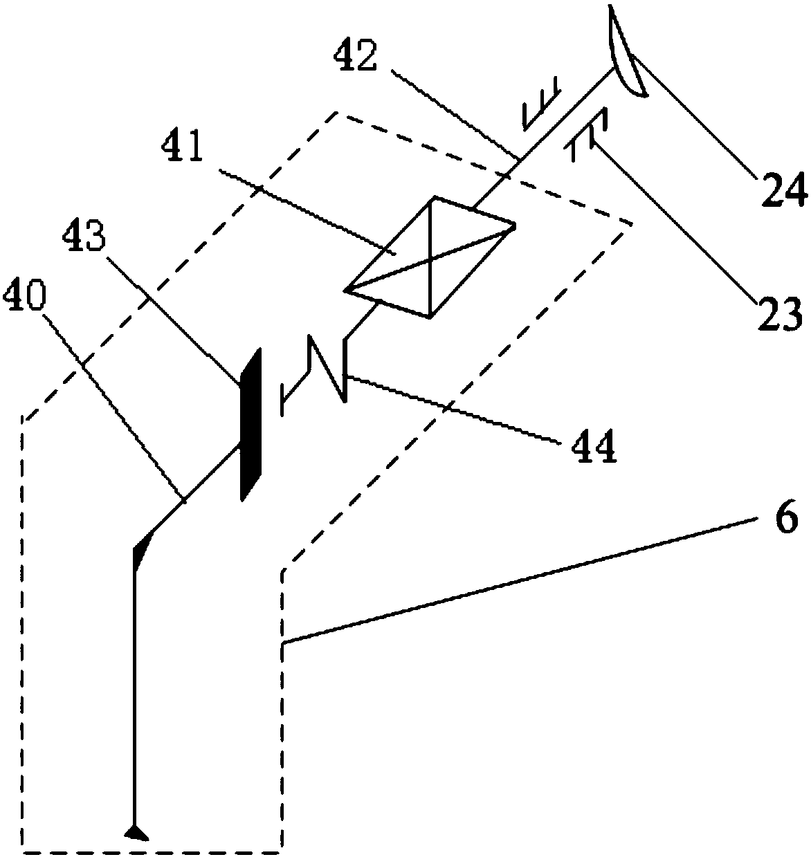 Intelligent patrol robot execution mechanism of high-voltage distribution room