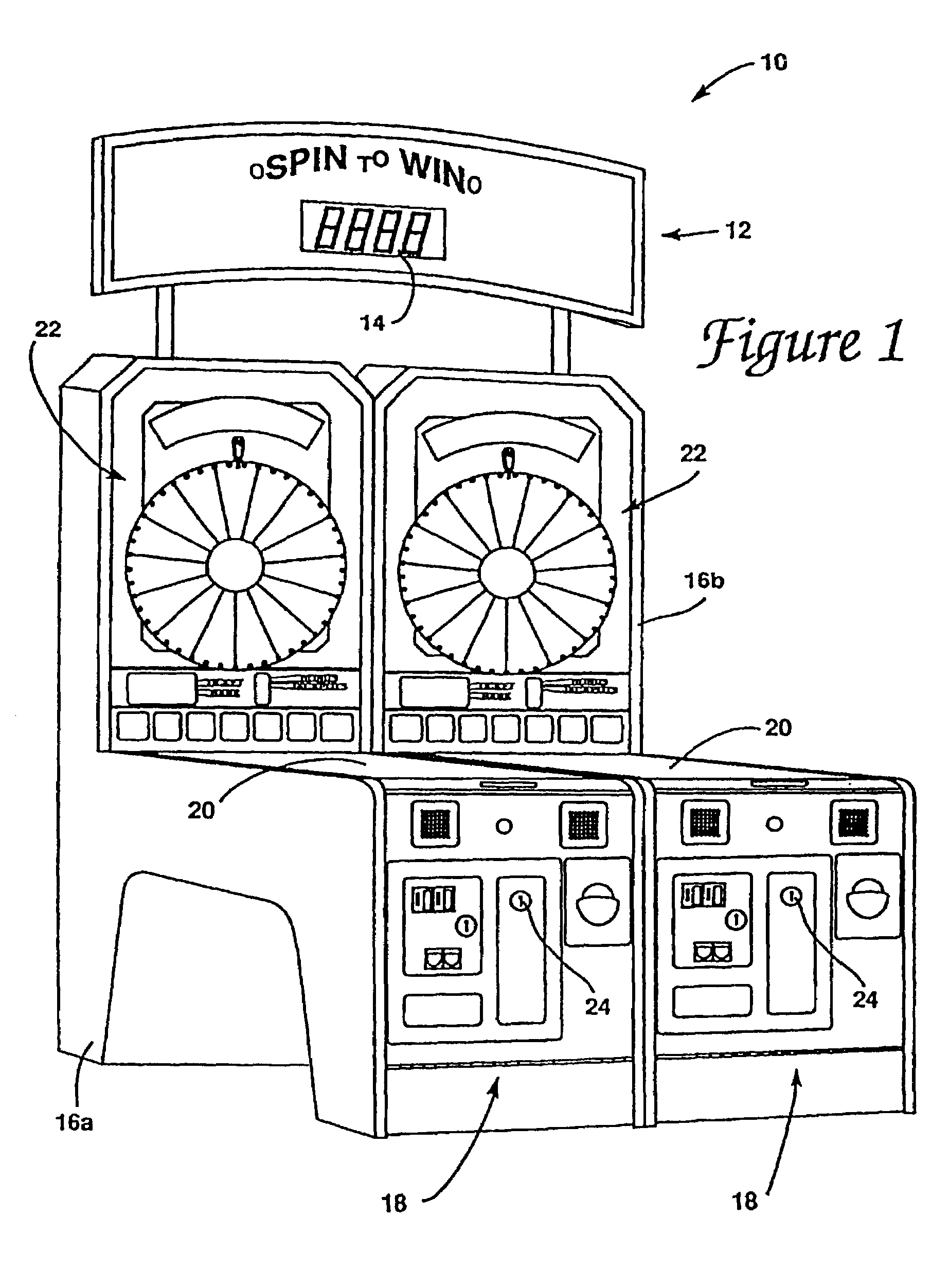 Wheel indicator and ticket dispenser apparatus