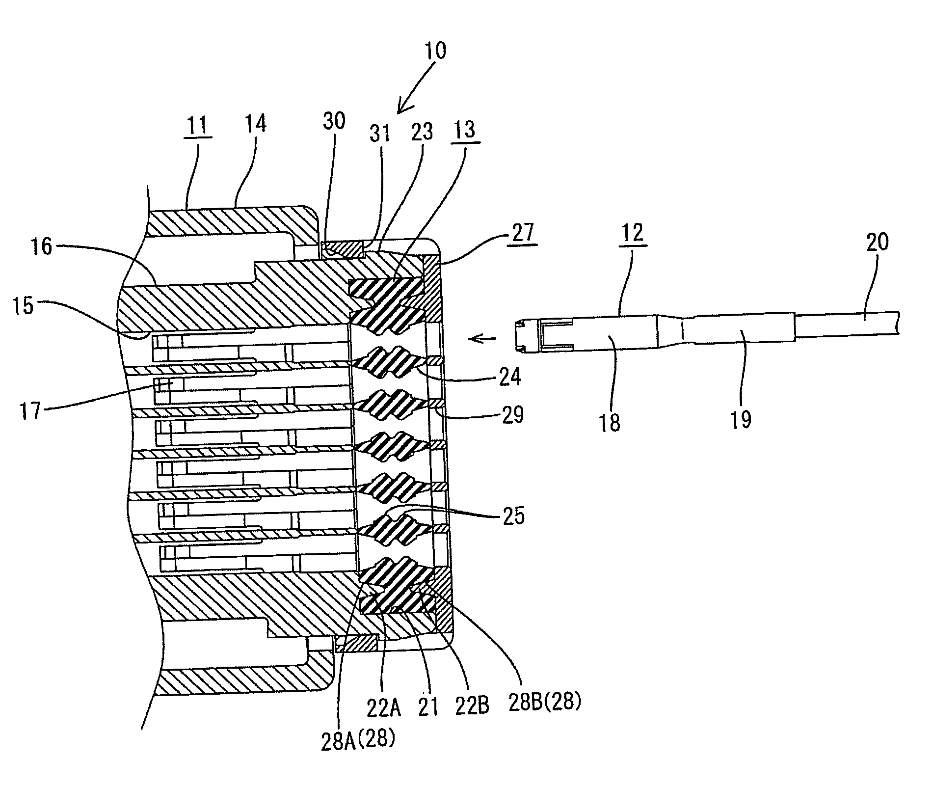 Watertight connector