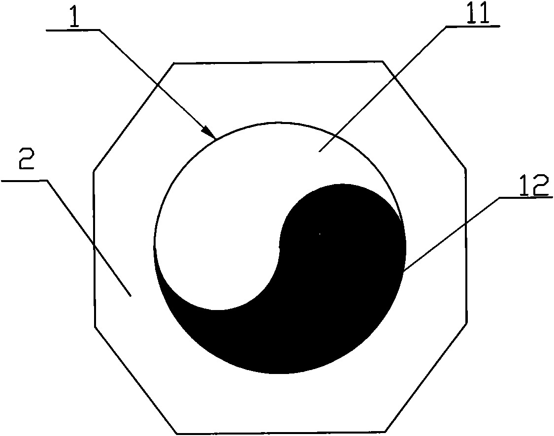 Yin-yang plaster