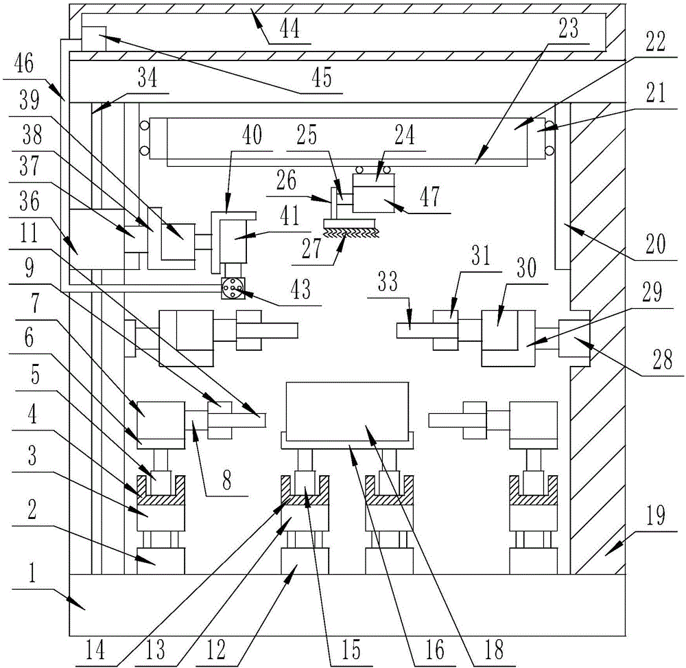 Plate cleaning device