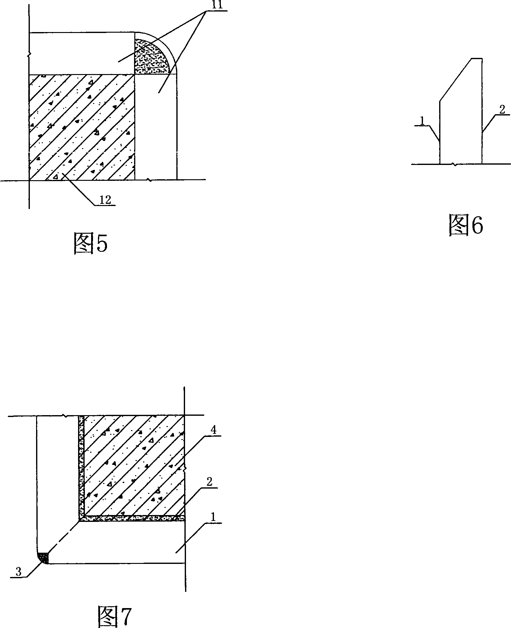 Construction technique for plastering vitrified brick at positive angle