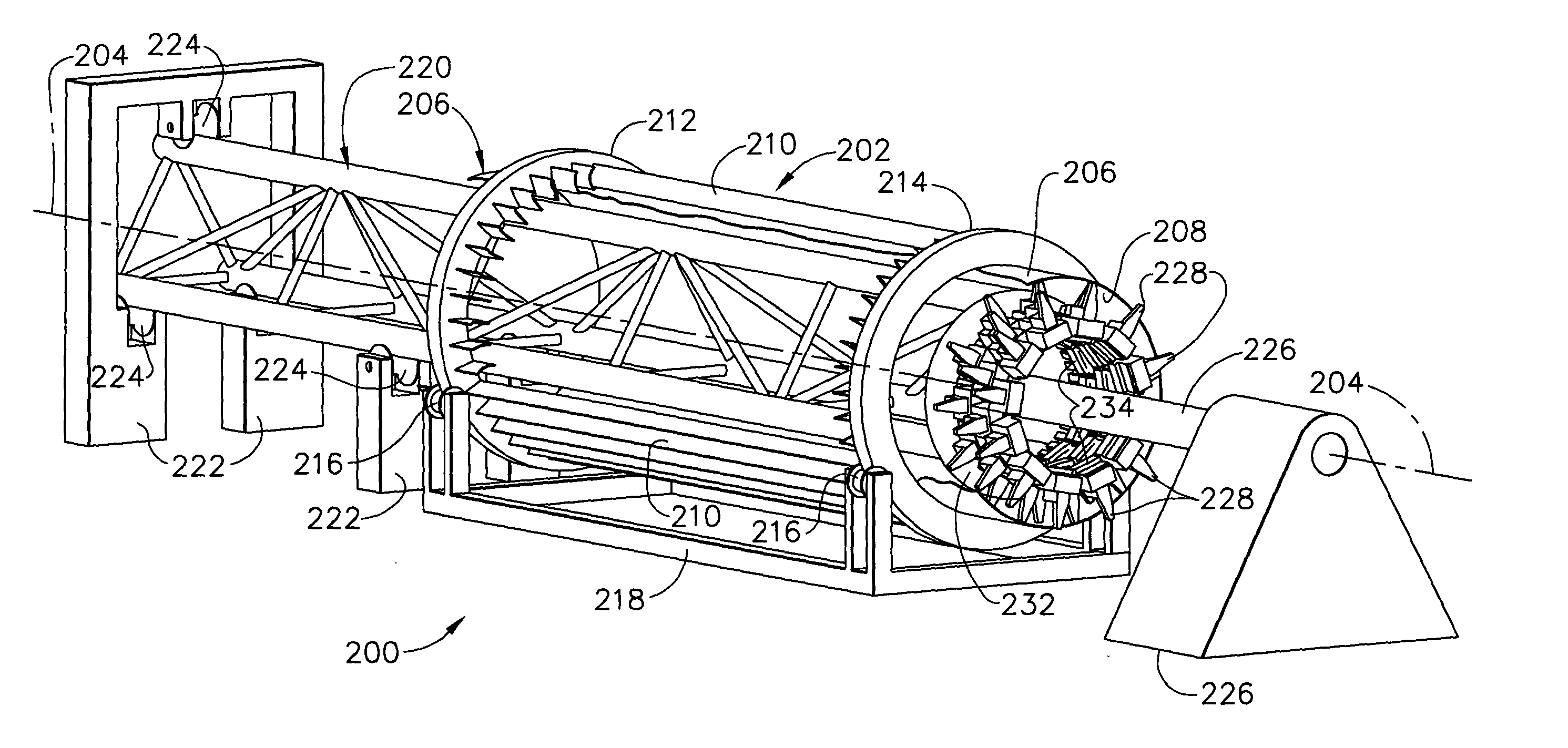 Unidirectional, multi-head fiber placement