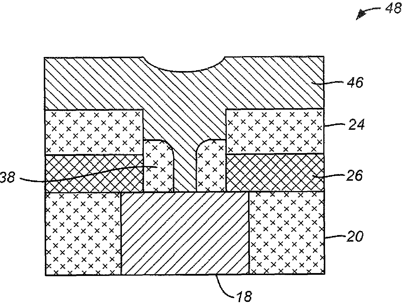 Method for making a self-converged void and bottom electrode for memory cell