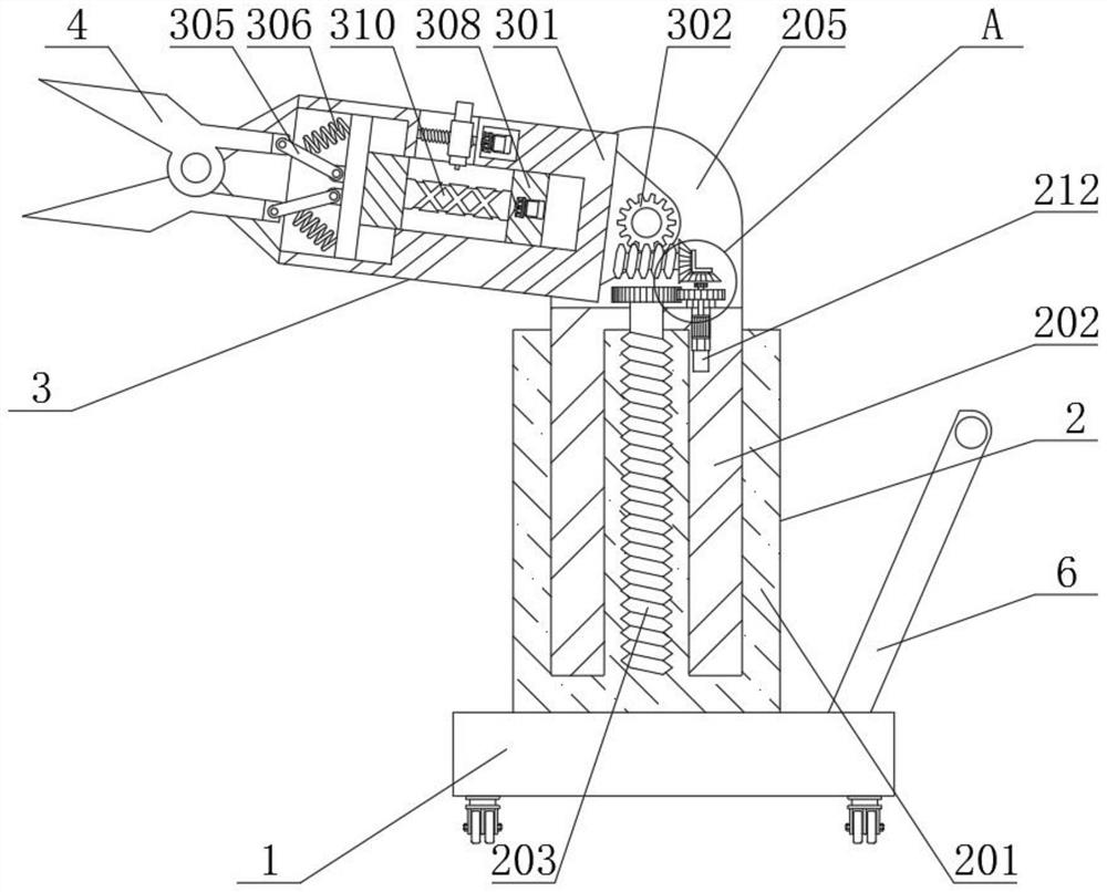 Fruit tree pruning device